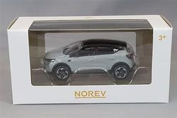 NOREV Renault Captur 2024 burst grijs en zwart 1/64