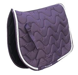 Rhinegold Wave Saddle Pad-COB-Plum Tapis de Selle 0, Prune