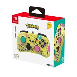 HORI Nintendo Switch - Manette HORIPAD Mini pour Nintendo Switch (Pikachu Pop) Officiellement Licencié