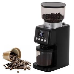 ADLER Burr koffiemolen, 150 W vermogen, 250 g capaciteit