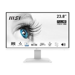 MSI PRO MP243XW Monitor da 23.8" Full HD - Pannello IPS 1920 x 1080, 100 Hz, Schermo eye-friendly, Montabile VESA, Altoparlanti Integrati, Supporto Display Kit, Inclinabile - HDMI 1.4, DP 1.2a