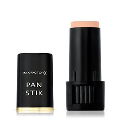 Max Factor - Fondotinta Compatto Pan Stik - Stick Multiuso 3in1: Fondotinta, Correttore e Contouring - 096 Bisque Ivory - 9 g