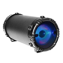 Mars Gaming MSB0, Altifalante portátil Bluetooth de 10 W (USB, Micro Sd, Rgb Flow), sem fios e sem fios/Micro-USB, preto