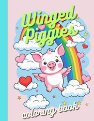 Winged Piggies coloring book