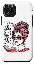 Bookworm Reading Rat Book Lovers Funny Book Saying Case for iPhone 11 Pro