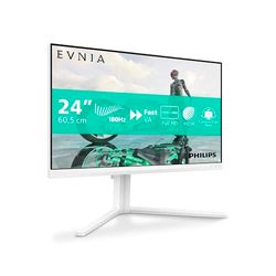 PHILIPS 24M2N3201A - Monitor da gioco Full HD da 24 pollici, 180 Hz, 1 ms GtG, FreeSync Prem., G-Sync comp. (1920x1080, 2x HDMI, DisplayPort) bianco