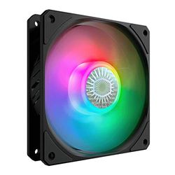 Cooler Master SickleFlow 120 ARGB Case & Cooling Fan - ARGB Motherboard Compatible, Translucent Air Balance Blades, 62 CFM, 2.5 mmH2O, 8 to 27 dBA - ARGB