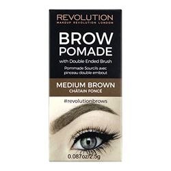 MAKEUP REVOLUTION MURBROWPB 18670 Ögonbrynspomad, Mellanbrun, 2.5 g