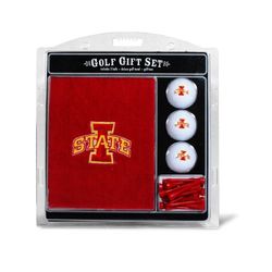 NCAA Serviette Brodée Ensemble Cadeau, Iowa State Cyclones