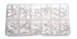 World of Nails-Design Mini French White Nail Tips in Box of 120