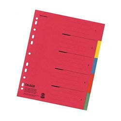 Registrador de cartón (extra ancho) de Falken, para DIN A4, 5 PIEZAS