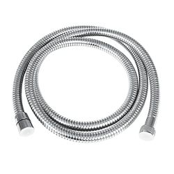 Amig - Mangueira de chuveiro 1,7 m - 2,2 m - Flexo de chuveiro universal extensível Mod.9901 de aço inoxidável - comprimento: 1,7 - 2,2 m - Mangueira longa para chuveiros embalados ou banheiras - leve