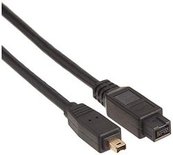 Tripp Lite FireWire 800 IEEE 1394b - Cavo ad alta velocità (9 pin/4 pin), 1,8 m, (F019-006), nero