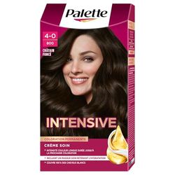 Schwarzkopf - Palette - Coloration Permanente Cheveux - Crème Soin - Couvre 100% des Cheveux Blancs - Tenue 8 semaines - Chatain 800