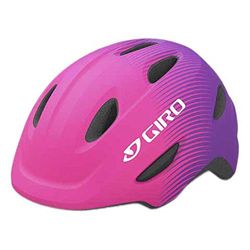 Giro Scamp Helm Mat Bright Roze/Paars Fade S