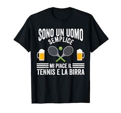 Tennis Birra Allenatore Di Tennis Maglietta