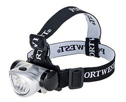 Portwest PA50 L.E.D Hoofdlicht, Zilver