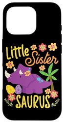 Simpatico design con dinosauri per sorelle più giovani Custodia per iPhone 16 Pro
