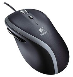 Logitech M500 USB Muis, Hoge Precisie 1000 Dpi Laser Tracking, 7 Knoppen, Zwart