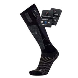 Thermic PowerSocks Set Heat Uni 1400B verwarmde sokken + Bluetooth-batterijen, uniseks, zwart, 39-41