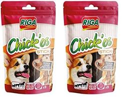 CHICK'OS 8 Sticks, Total 80G - Poulet (Lot de 2)