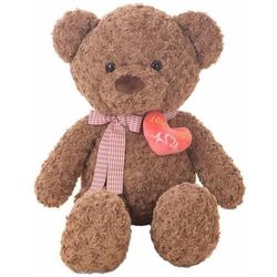 LLOPIS Björn OLD HJÄRTA 135 CM 2 COL.- Brun, Beige