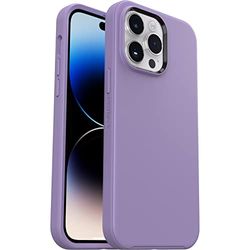 Otterbox Funda para iPhone 14 Pro Max, Symmetry,resistente a golpes y caídas,Funda protectora fina,Testada 3x con estándares Militares anticaídas, Antimicrobiana, Morado