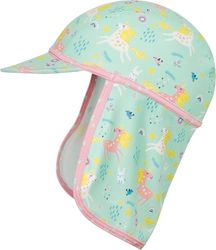 Playshoes Cappello Di Protezione Uv, Copricapo con cuffia da piscina Unisex - Bambini e ragazzi, Unicorno, 53