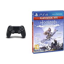 Sony PlayStation DualShock 4 Controller - Black + Horizon Zero Dawn Complete Edition PlayStation HITS (PS4)