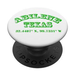 Coordonnées Abilene Texas PopSockets PopGrip Interchangeable