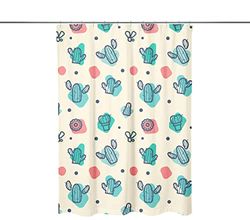 Bonamaison Shower Curtain, Polyester, Multicolor, 150x200