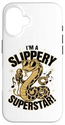 Im A Slippery Superstar Snake Microphone Vibe Case for iPhone 16
