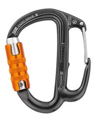 Petzl, Freino Z, Karabiner Met Rempost, Grijs/Geel, U, Unisex-Volwassene