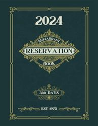 Reservation Book For Restauran: Vintage Cover Hostess Table Reservation Logbook | Full Year Dinner Reservations Book | Daily Customer Tracking