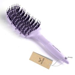 HERCULES SÄGEMANN - Flexy Shape Brush (largo) | Spazzola per capelli per districare più delicatamente; spazzola per capelli con manico ergonomico, setole vegane e perni in nylon per capelli sani
