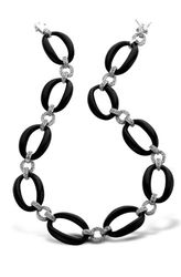 Orphelia Jewelry - Collar de plata de ley con circonita
