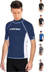 Cressi Rash Guard Man, Hombre, Azul (Azul/Blanco) , XXXL