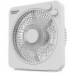 Taurus - Vloerventilator Tropicano 3V | 35W Vermogen | 5 Bladen | 3 Vaste Snelheden & Draaibaar Rooster | 60 Min Timer | Draaghandvat | Antislipvoeten | Compact Design