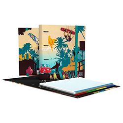 Carpebook A4 4 ringen 35 mm reserveonderdeel 100hj 90gr Sunshine diverse
