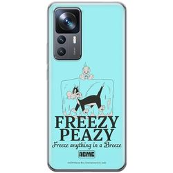 ERT GROUP mobiltelefonfodral för Xiaomi 12T/ 12T pro/ K50 Ultra originalt och officiellt licensierat Looney Tunes mönster Sylvester & Tweety 005, fodral tillverkad av TPU-plast
