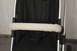 Babyline afdekking voor kinderwagen van kunstleer Gris