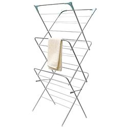 Home Basics Wasdroger, 3-laags [Divers.], Koolstofstaal, Zilver