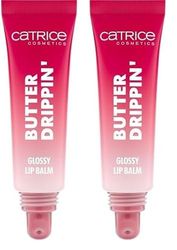 Catrice Cosmetics Butter Drippin’ Balsamo Labbra Lucido, idratante, curativo, lucida, rugiadosa (10 ml) (Confezione da 2)