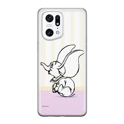 ERT GROUP mobiltelefonfodral för Oppo FIND X5 PRO originalt och officiellt licensierat Disney mönster Dumbo 009 optimalt anpassad till formen på mobiltelefonen, fodral tillverkad av TPU-plast