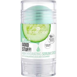 Essence Cosmetics Hello, Good Stuff! 48H Återfuktande Serumstick, Ansiktsserum, Återfuktande, Kylande, Uppfriskande, Transparent, 30 g