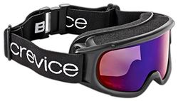 Black Crevice Lunettes de Ski pour Femme Taille Unique Noir - Schwarz/Smoke Blue