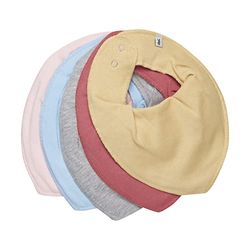 Pippi Baby 5 Pack Bibs Pañuelos, Multicolor, Talla única Unisex bebé