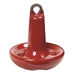 Greenfield Ancre Champignon Enduit de Vinyle 515-RD – Rouge, 6,8 kg.