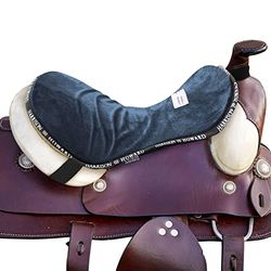 Harrison Howard Trail Seat Saver Western Tack - Sella da Cavalcare con Imbottitura sul Fondo, Aiuta a distribuire la contropressione, Colore: Blu Navy
