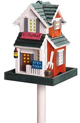 dobar 25307FSC Maison pour Oiseaux aux détails travaillés, avec Support, de Style Western